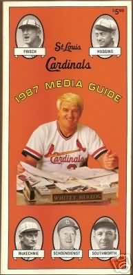 1987 St Louis Cardinals